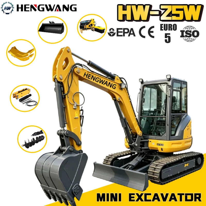 Excavadora Compacta 2,5 T · Obra Civil